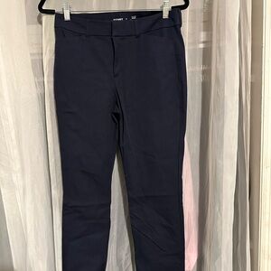 Old Navy High-Rise Pixie Pants in Deep Blue